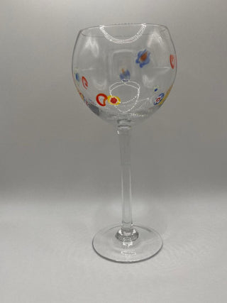 #3514 Noble Excellence "Flower Power" Stemware 4-set
