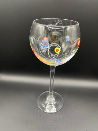 #3514 Noble Excellence "Flower Power" Stemware 4-set