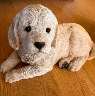 #3528 Golden Retriever Puppy Sculpture
