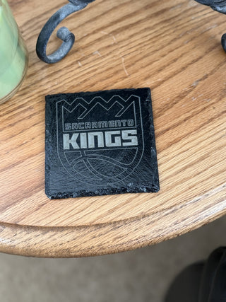 Slate Coaster Engraved Sacramento Kings RCD|101438