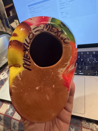 Day of the dead Mexican folk art skull #62 VV MTS|97312