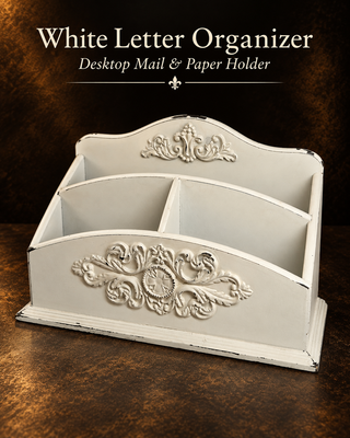 French Country Ornate Letter Holder