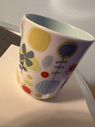 Mug Cup Starbucks 2009 Flower Dots MTS