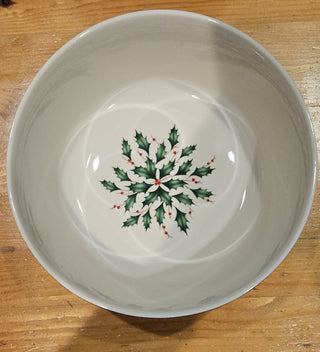 Holiday Treats Serving Bowl, Lenox, American by Design, 9", RSV|121142