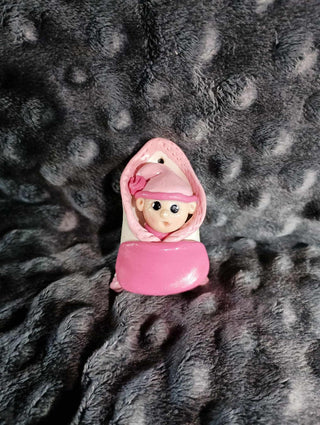 light pink baby ornament rsv