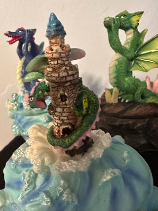 Dragon Trinket Box Castle MTS|68070