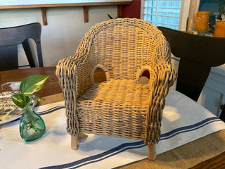 Wicker Dolly Chair 11 1/2” MTS