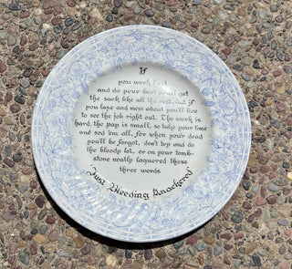 Just Bleeding Knackered Plate MTS