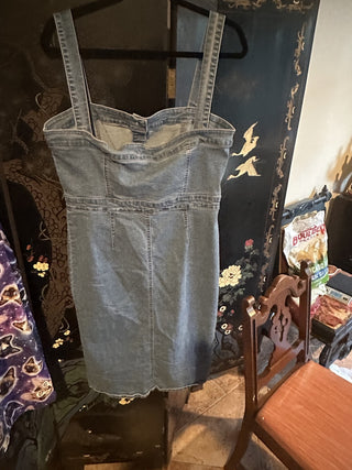 Regeneration Overall Denim Dress XL #62 VV MTS|98266