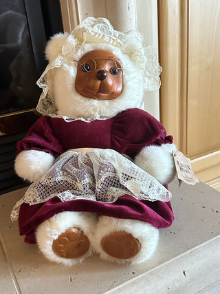 Raikes Bears - Mr. & Mrs. Claus - 18", wood faces/paws, limited ed., cert incl.|53644