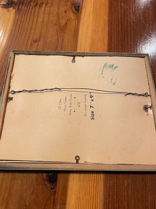 VNTG Framed "Jack Frost" Utz Print~MTS|90338