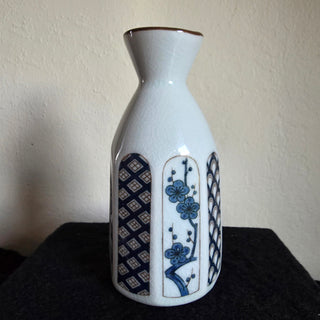 NEW - Japanese Crackled Sake Bottle