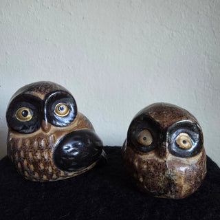 Vtg OMC Owl Figurine - Set of 2