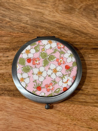 Liberty Compact Mirror-Paysanne Blossom -Pink
