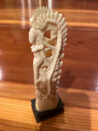 Hand Carved Bone Totem Statue~ MTS|113722