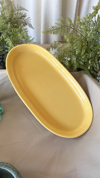 Crate&Barrel Yellow Dish (LZD - RSV)|81340