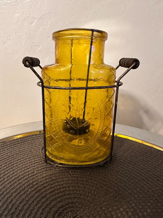 Candleholder, Tealight Jar/metal frame MTS|94928