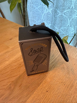 Microphone Soap on a Rope
