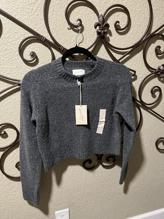 New with Tags Women's/Juniors Size XS Dk Grey Soft, Short Sweater RCD|119407