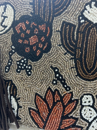 Shyanne Beaded Cactus Clutch-RSV|120142