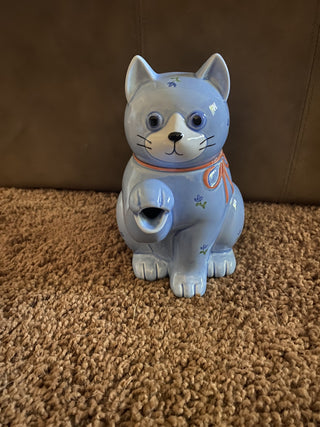 Otagiri Blue Cat teapot