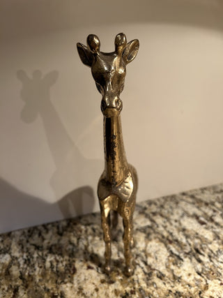 MCM Brass Giraffe Sculpture  MTS|71665