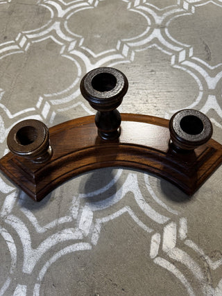 Cornwall 1/4 Round Wood Candleholder MTB|73869