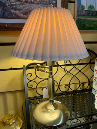Kenroy brass swing arm lamp MT