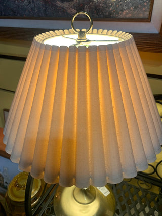 Kenroy brass swing arm lamp MT