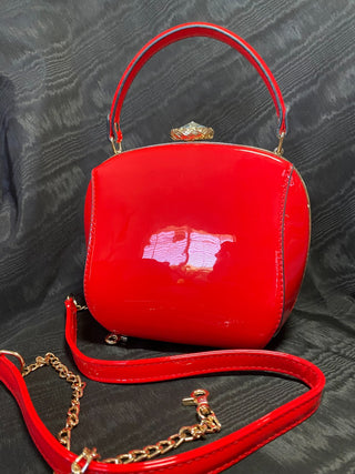 Red Purse with Adjustable & Removable Shoulder Strap - RSV|94611