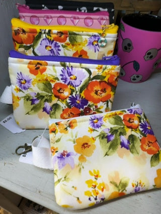 Handmade Coin Bag - Victorian Garden - RCD