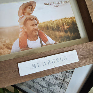 NEW - Mi Abuelo - Wooden Picture Frame (4x6)