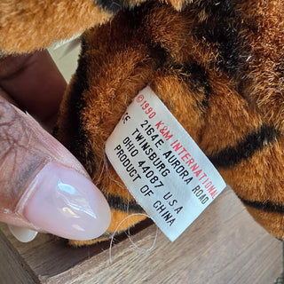 NEW - 90's Vintage Tiger Stuffed Animal