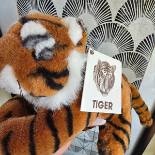 NEW - 90's Vintage Tiger Stuffed Animal