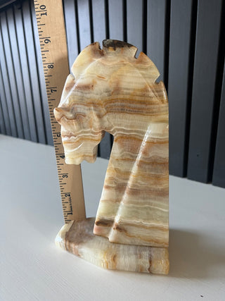 Onyx horse bookend RSV|121343