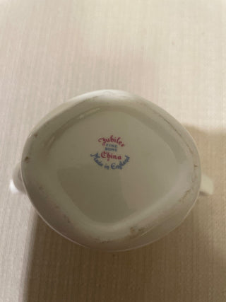Jubilee Floral Pitcher,Mini, Bone China,Made England RSV