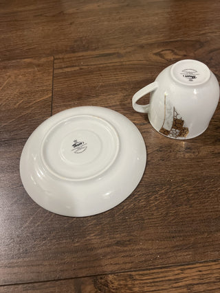 Vintage Thun Tea Cup & Saucer Gold Trimmed RCD|77859