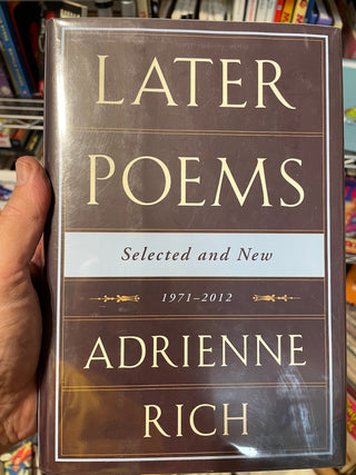 Later Poems Adrienne Rich MTS|90940