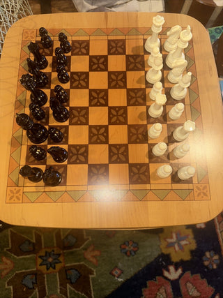 Longaberger 2001 Father's day checkboard Game Basket #47 VV MTS|120656