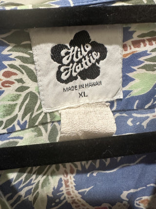 XL Hilo Hattie Hawaiian Short Sleeve Shirt #47 VV MTS VV|98255