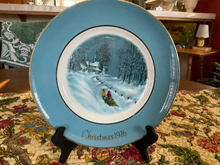 Avon Christmas plate 1976 MTS|137383