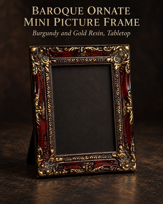 Vintage Ornate Baroque Mini Picture Frame