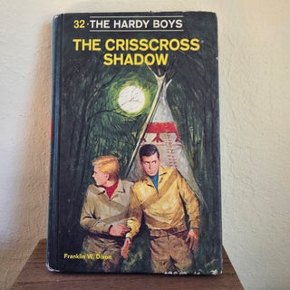 $5 SALE - Vtg The Hardy Boys - #32 The Crisscross Shadow [Hardcover]