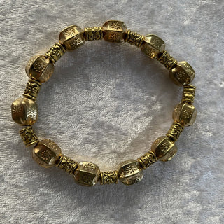 stretchy gold tone bracelet RSV