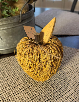 4” Raffia Apple RSV|127448