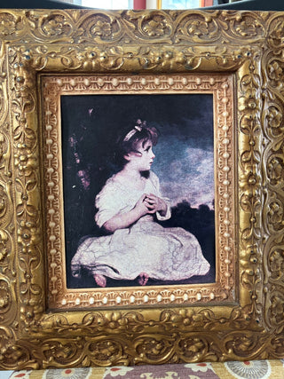 The Age of Innocence reproduction print gold frame 16x18”  MTS|54200