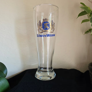 NEW - Vtg LowenWeisse 0.5L Beer Glass