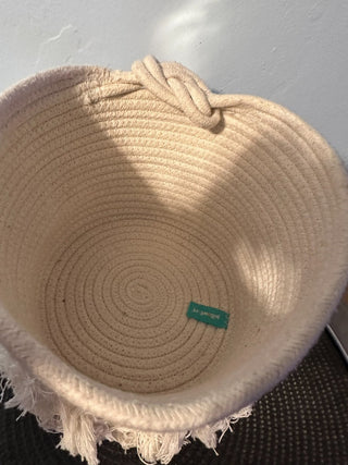 Basket Cotton Rag Rope, Round MTS