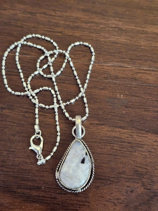 Moonstone pendant necklace r c d