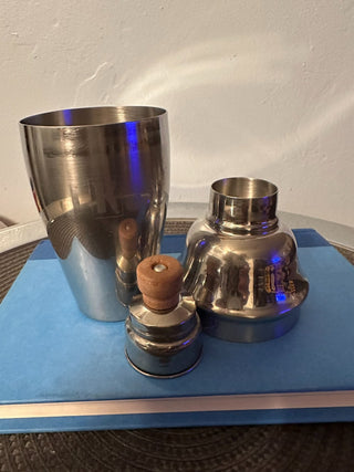 Cocktail Shaker 18-8 Wood Cap MTS